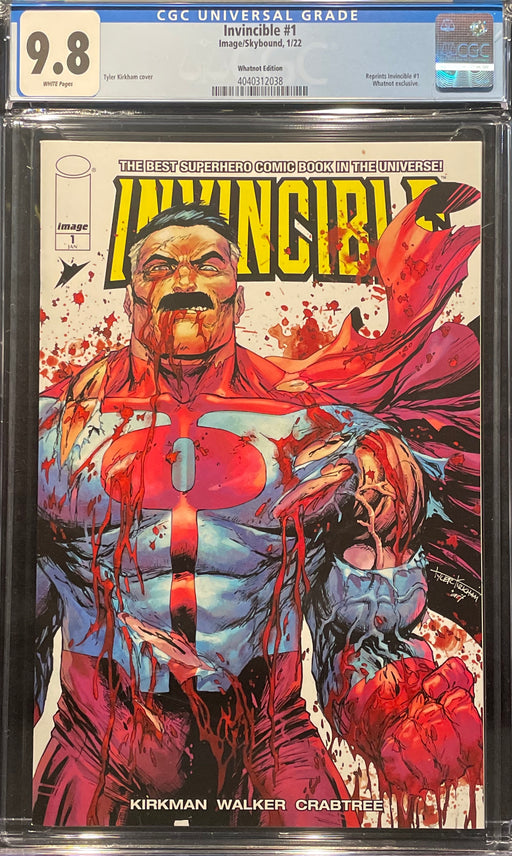 Invincible #  1  CGC 9.8 Whatnot Edition