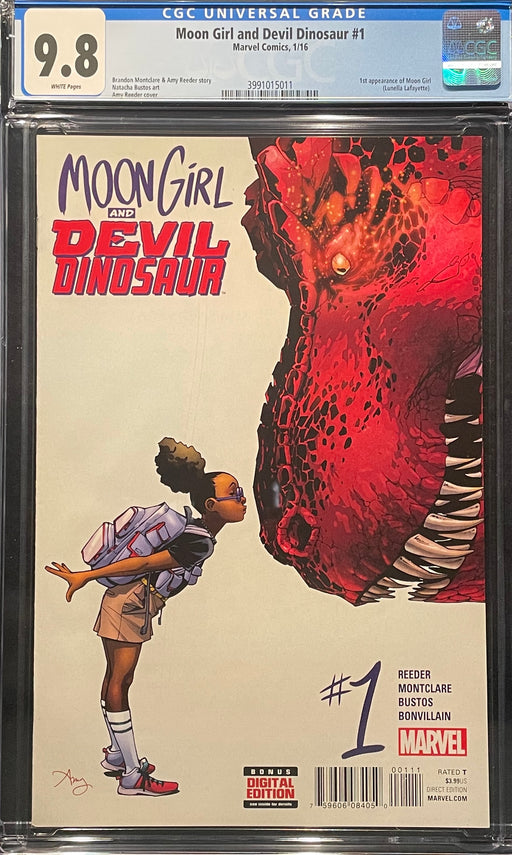 Moon Girl and Devil Dinosaur #  1 Amy Reeder Cover CGC 9.8