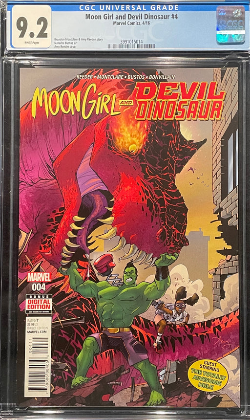 Moon Girl and Devil Dinosaur #  4  CGC 9.2