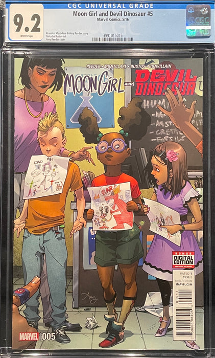 Moon Girl and Devil Dinosaur #  5  CGC 9.2