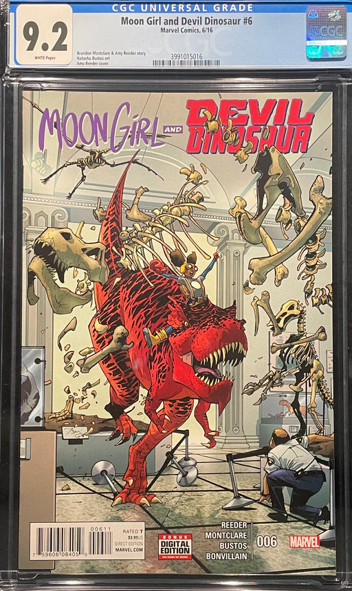 Moon Girl and Devil Dinosaur #  6  CGC 9.2