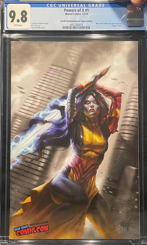 Powers of X #  1 Fourth  Printing - RB Silva CGC 9.8