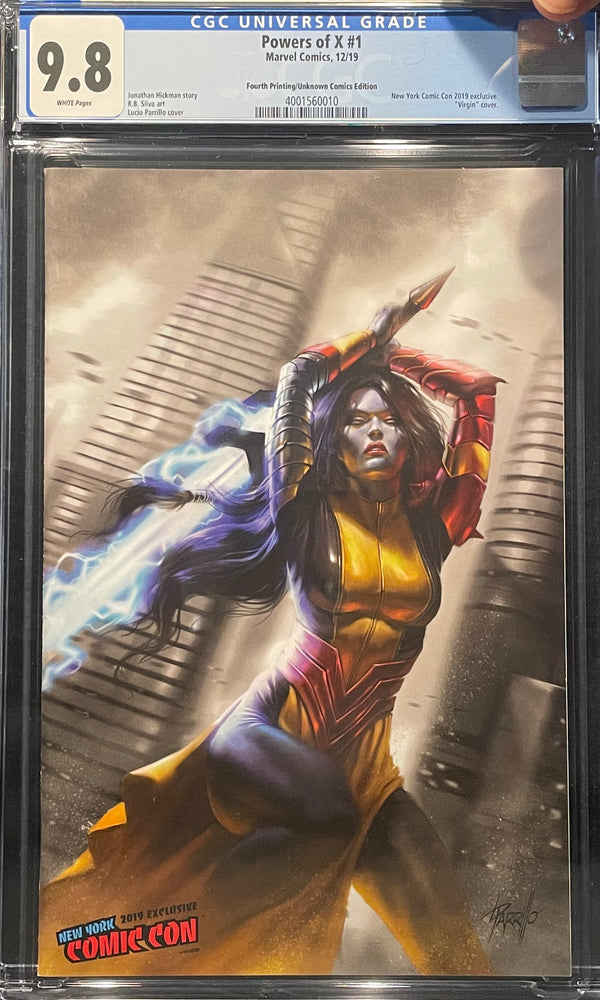 Powers of X #  1 Fourth  Printing - RB Silva CGC 9.8