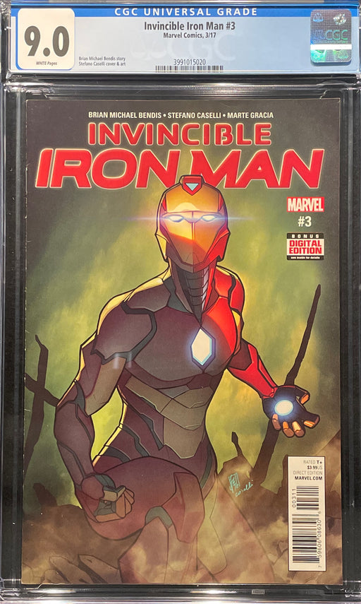 Invincible Iron Man #  3  CGC 9.0