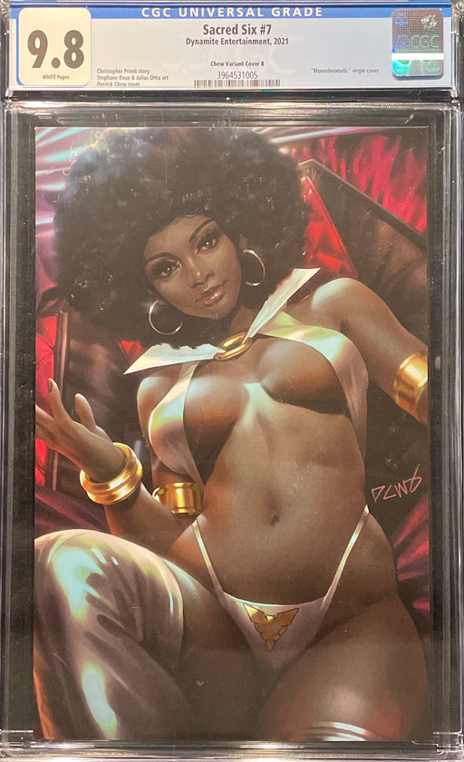 Sacred Six #  7 Virgin Cover Derrick Chew CGC 9.8