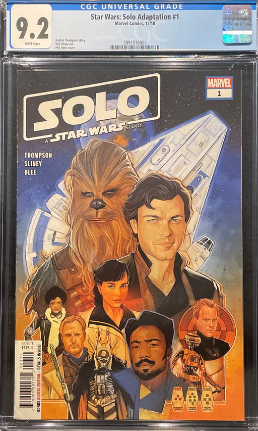 Star Wars: Solo Graphic Novel Adaption   CGC 9.2