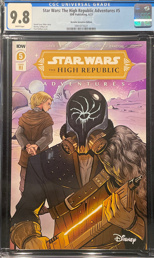 Star Wars: The High Republic Adventures #  5 Cover RI - Yael Nathan CGC 9.8