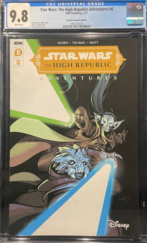 Star Wars: The High Republic Adventures #  6 Cover RI - Ilias Kyriazis CGC 9.6