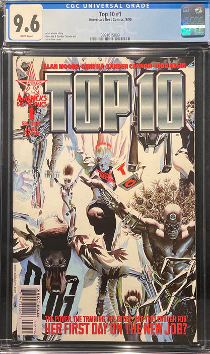 Top 10 #  1 Alex Ross Cover CGC 9.6