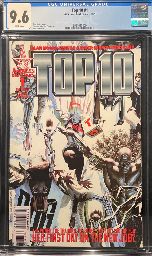 Top 10 #  1 Alex Ross Cover CGC 9.6