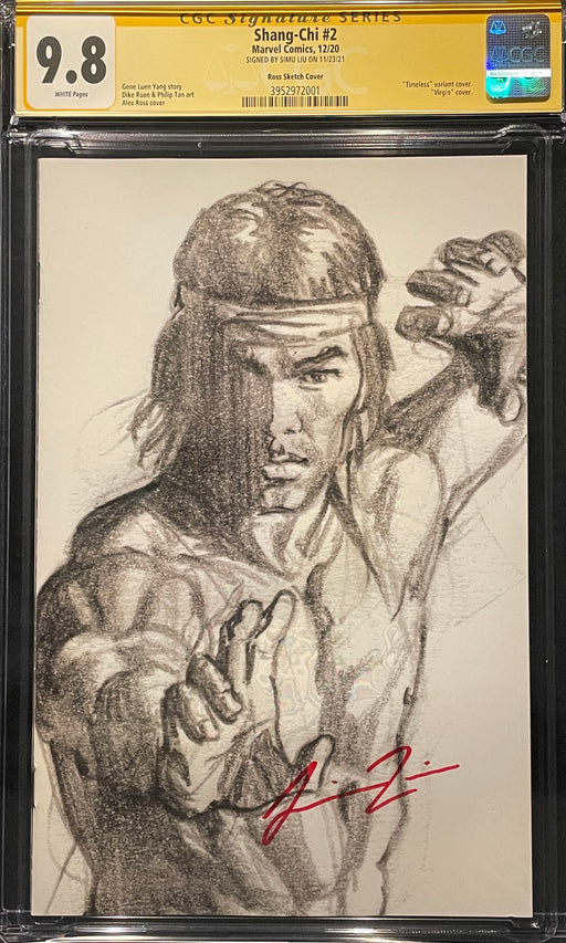 Shang-Chi #  2 Alex Ross 'Timeless' Sketch Cover CGC 9.8 Signature