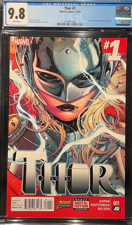 Thor #  1  CGC 9.8