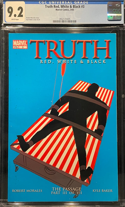 Truth: Red, White & Black #  3  CGC 9.2