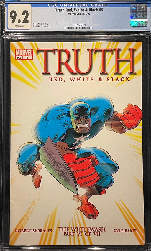 Truth: Red, White & Black #  6  CGC 9.2