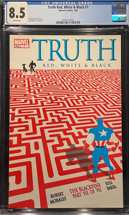 Truth: Red, White & Black #  7  CGC 8.5