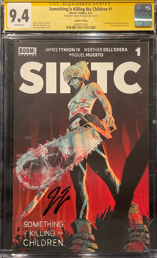 Something Is Killing the Children #  1 Eighth Printing CGC 9.4 Signature