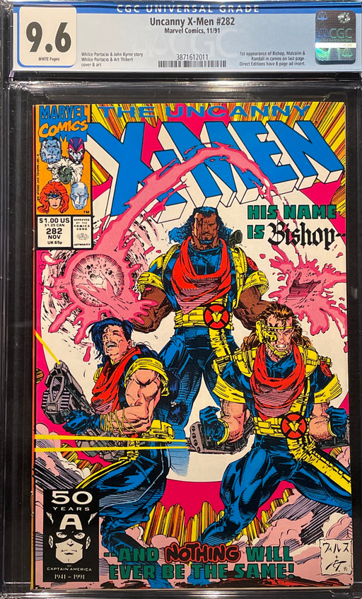 Uncanny X-Men #282  CGC 9.6