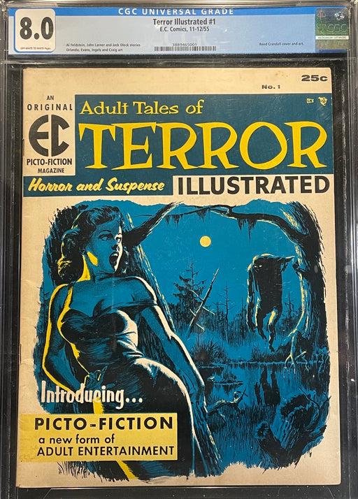 Terror Illustrated #  1  CGC 8.0