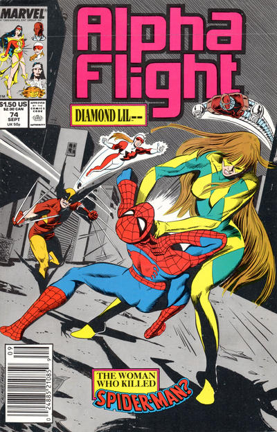 Alpha Flight # 74  VF- (7.5)