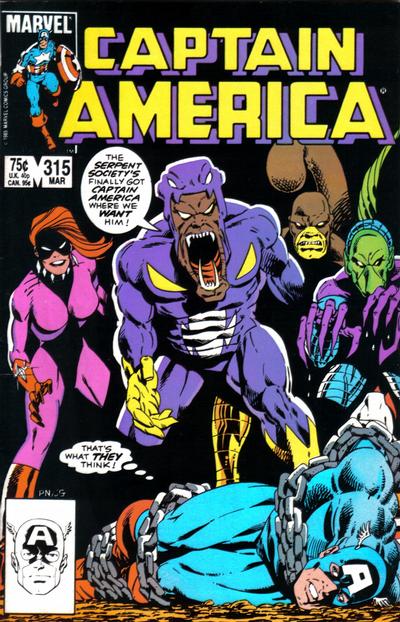 Captain America #315  FN/VF (7.0)