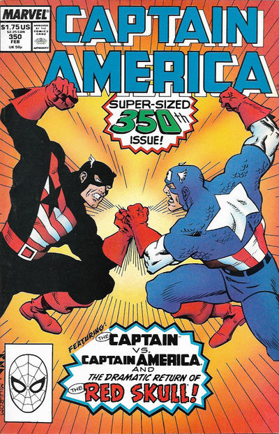 Captain America #350  VF (8.0)