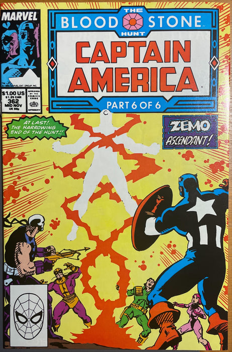 Captain America #362  NM- (9.2)