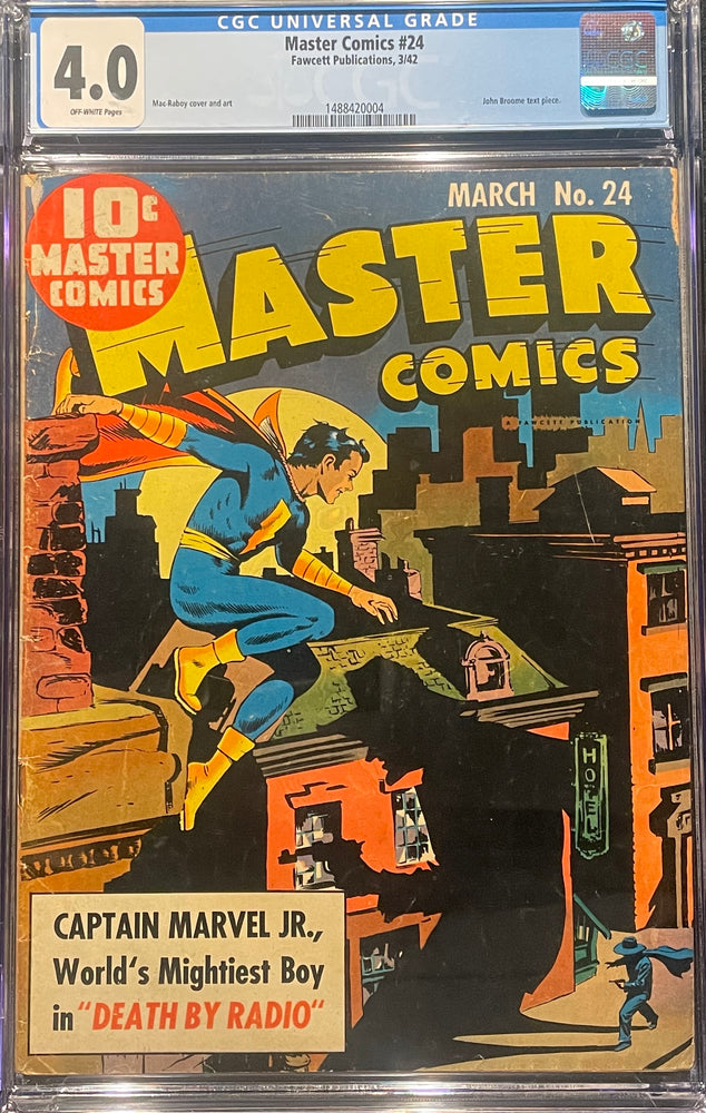 Master Comics # 24 CGC 4.0