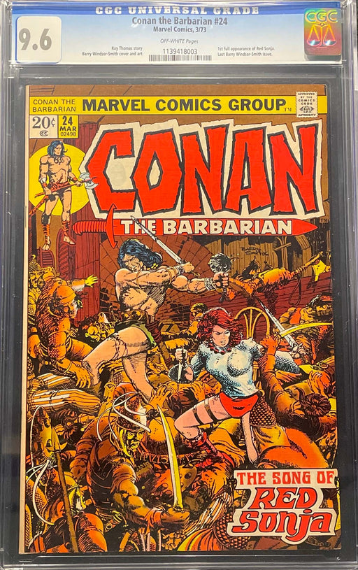 Conan the Barbarian # 24 CGC 9.6