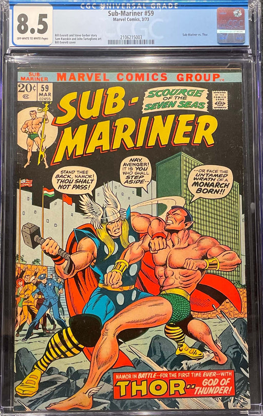 Sub-Mariner # 59  CGC 8.5