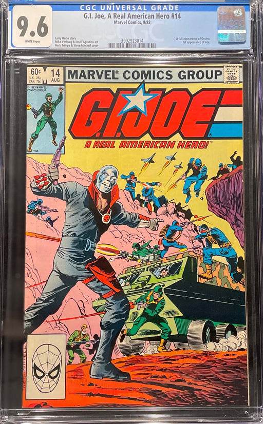 G.I. Joe, A Real American Hero # 14 CGC 9.6