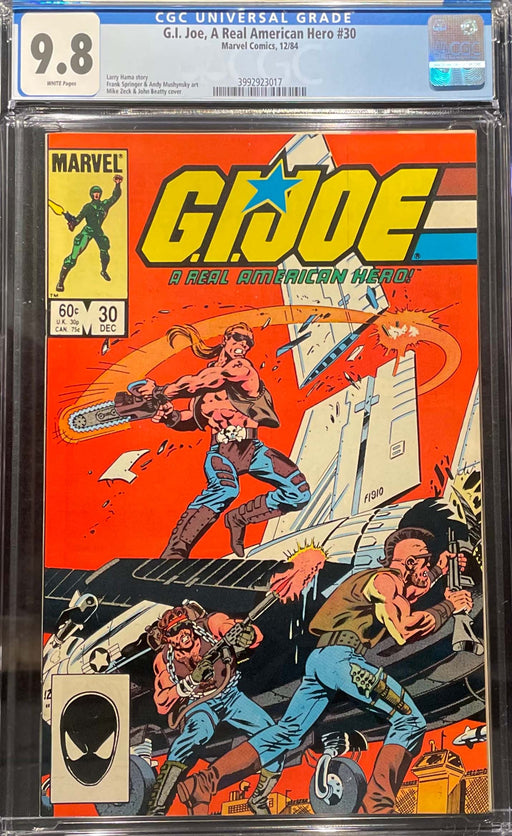 G.I. Joe, A Real American Hero # 30 CGC 9.8