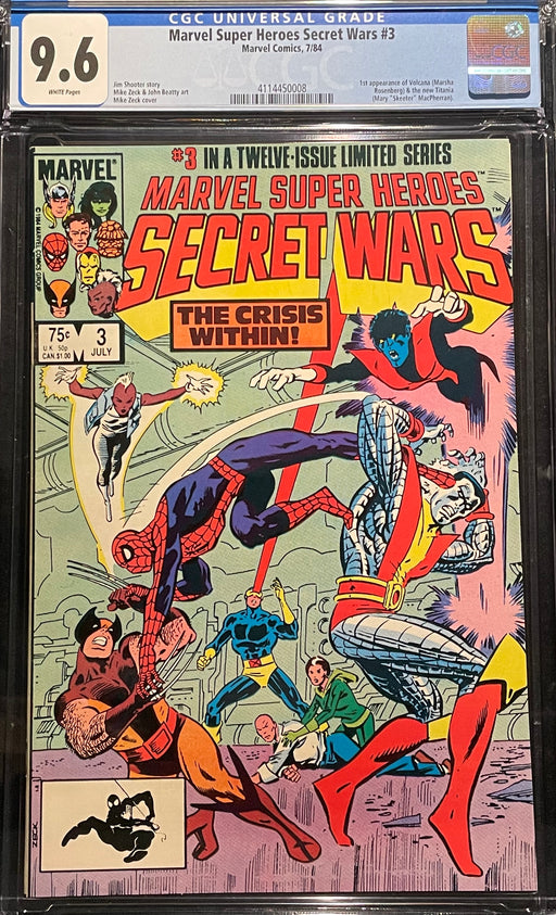 Marvel Super-Heroes Secret Wars #  3 CGC 9.6