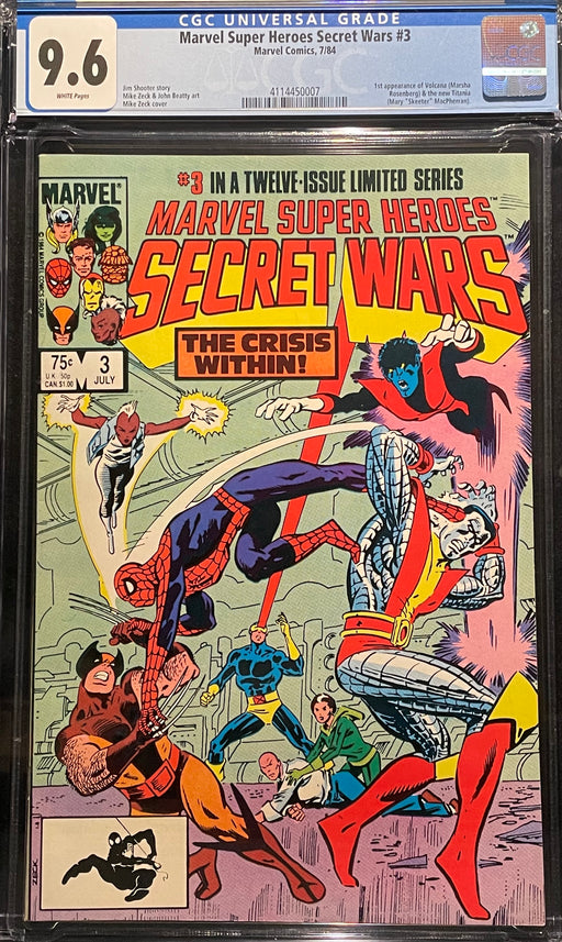 Marvel Super-Heroes Secret Wars #  3 CGC 9.6