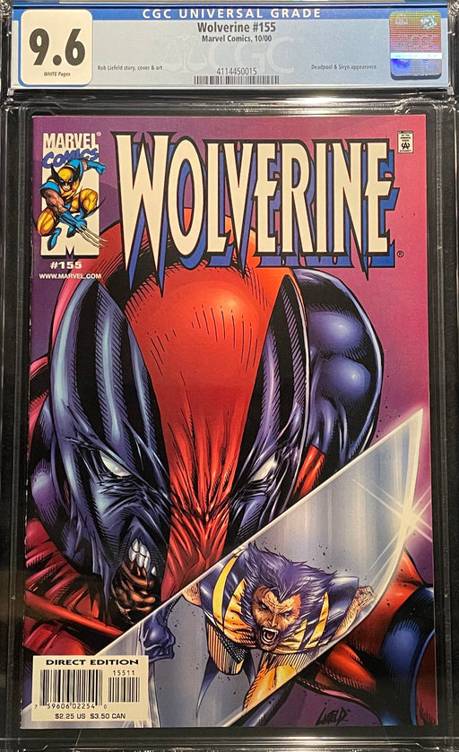 Wolverine #155  CGC 9.6