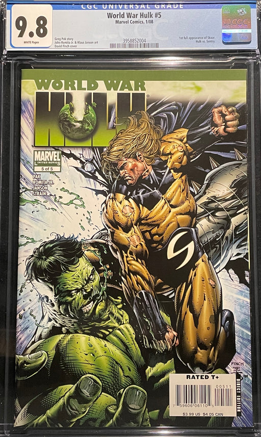 World War Hulk #  5  CGC 9.8