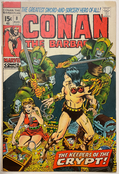 Conan the Barbarian #  8  FN- (5.5)