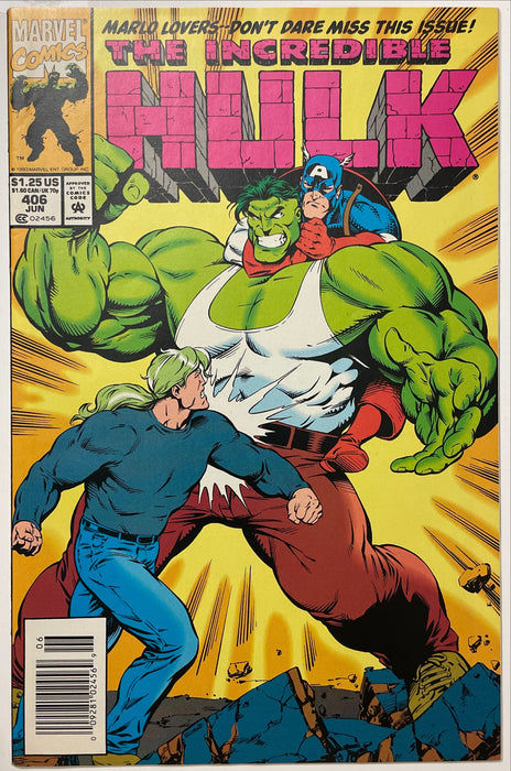 Incredible Hulk #406  Newsstand VF/NM (9.0)