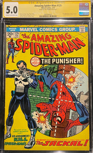 Amazing Spider-Man #129   CGC 5.0 SS Roy Thomas