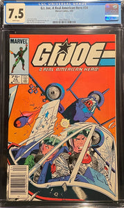 G.I. Joe, A Real American Hero # 34 Newsstand CGC 7.5