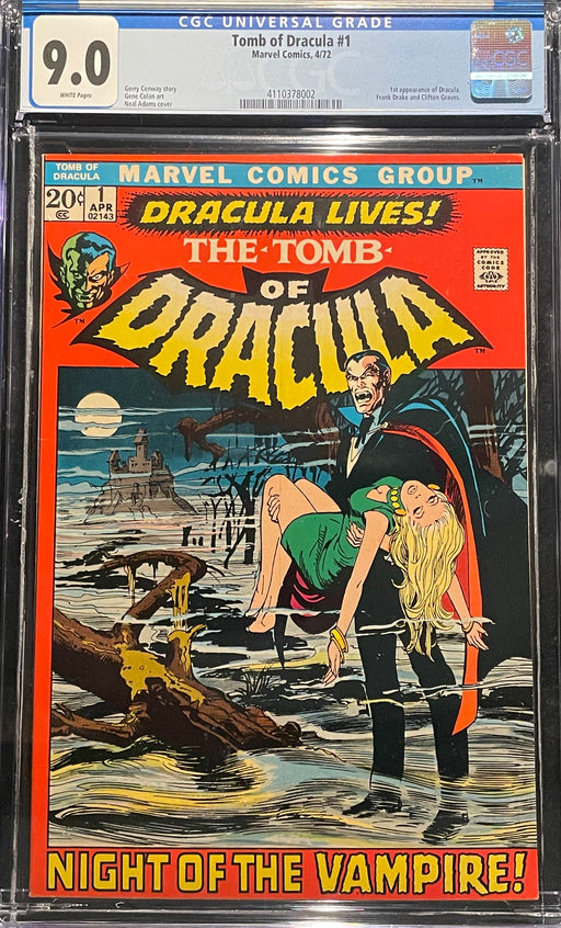 Tomb of Dracula #  1 CGC 9.0