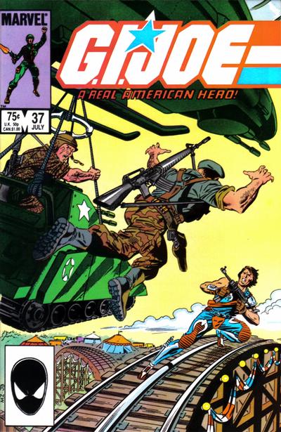 G.I. Joe, A Real American Hero # 37 Second Print FN- (5.5)