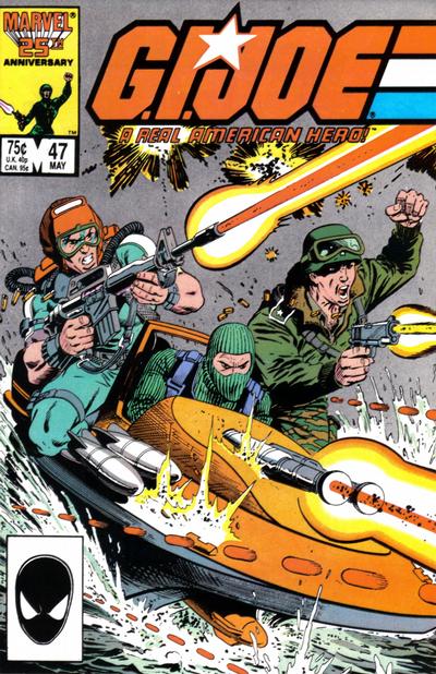 G.I. Joe, A Real American Hero # 47 VG+ (4.5)