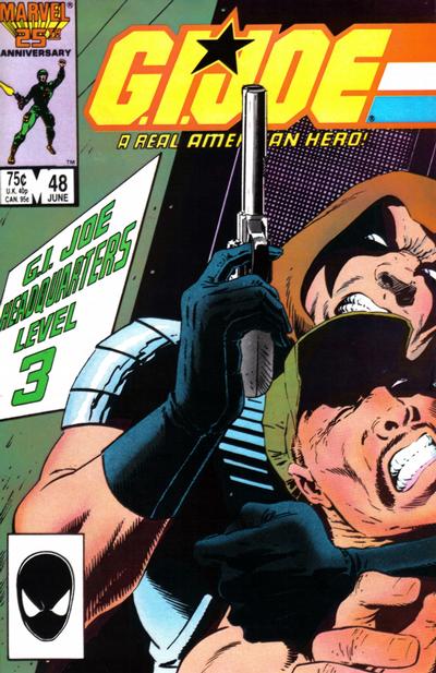 G.I. Joe, A Real American Hero # 48 Newsstand VG- (3.5)