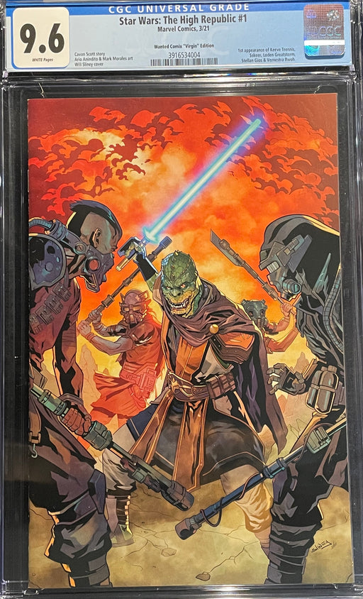 Star Wars: The High Republic #  1 Wanted Comix Exclusive - Will Sliney CGC 9.6