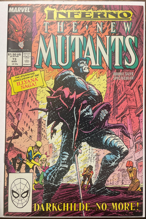 New Mutants # 73 VF- (7.5)