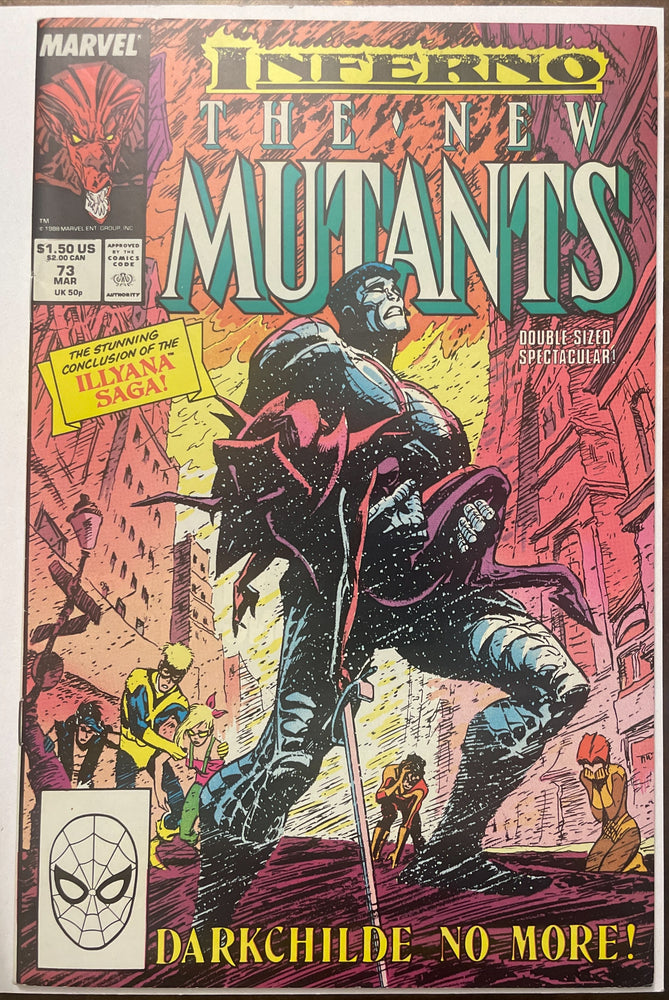 New Mutants # 73 VF- (7.5)