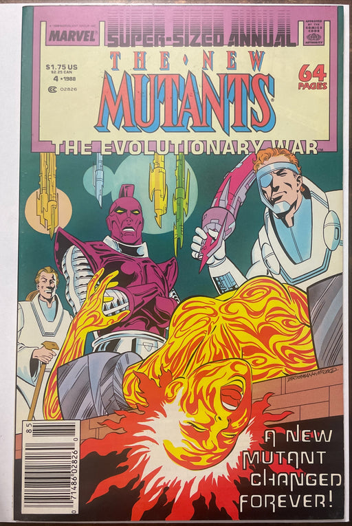 New Mutants Annual #  4 Newsstand VF- (7.5)