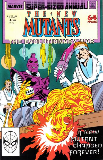New Mutants Annual #  4 Newsstand FN+ (6.5)