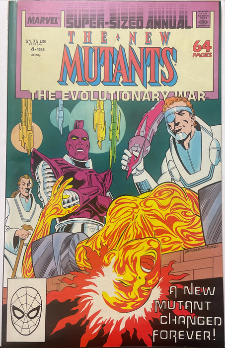 New Mutants Annual #  4 Newsstand FN+ (6.5)