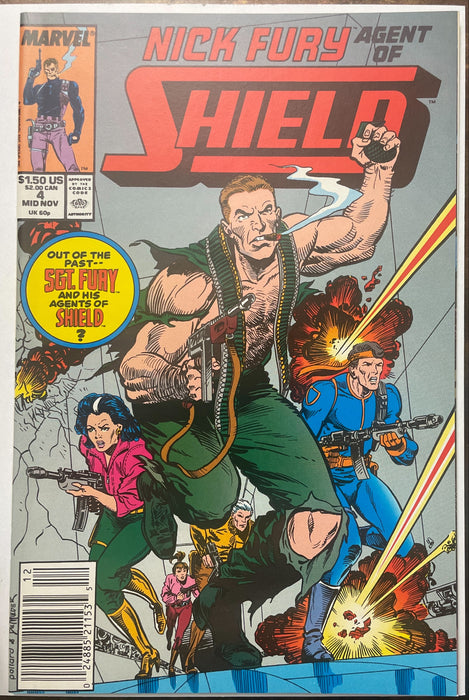 Nick Fury, Agent of S.H.I.E.L.D. #  4 Newsstand Vol. 2 NM- (9.2)